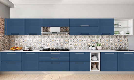 Straight modular kitchen in haridwar