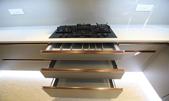 modular kitchen drawers design